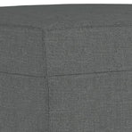 Footstool Dark Grey 70x55x41 cm Fabric
