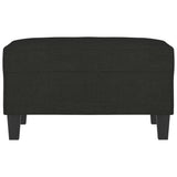 Footstool Black 70x55x41 cm Fabric