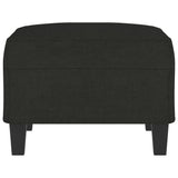 Footstool Black 70x55x41 cm Fabric
