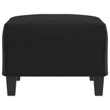 Footstool Black 70x55x41 cm Faux Leather
