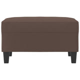 Footstool Brown 70x55x41 cm Faux Leather