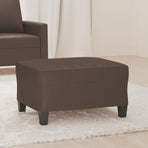 Footstool Brown 70x55x41 cm Faux Leather