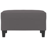 Footstool Grey 70x55x41 cm Faux Leather