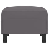 Footstool Grey 70x55x41 cm Faux Leather