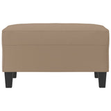 Footstool Cappuccino 70x55x41 cm Faux Leather