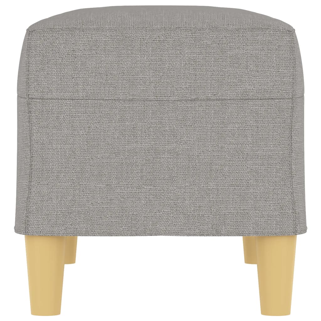 Bench Light Grey 70x35x41 cm Fabric