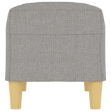 Bench Light Grey 70x35x41 cm Fabric
