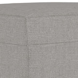 Bench Light Grey 70x35x41 cm Fabric