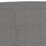 Bench Dark Grey 70x35x41 cm Fabric - 45-Degree Angle