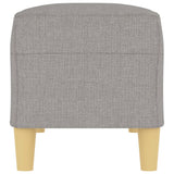 Bench Light Grey 100x35x41 cm Fabric