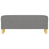 Bench Dark Grey 100x35x41 cm Fabric
