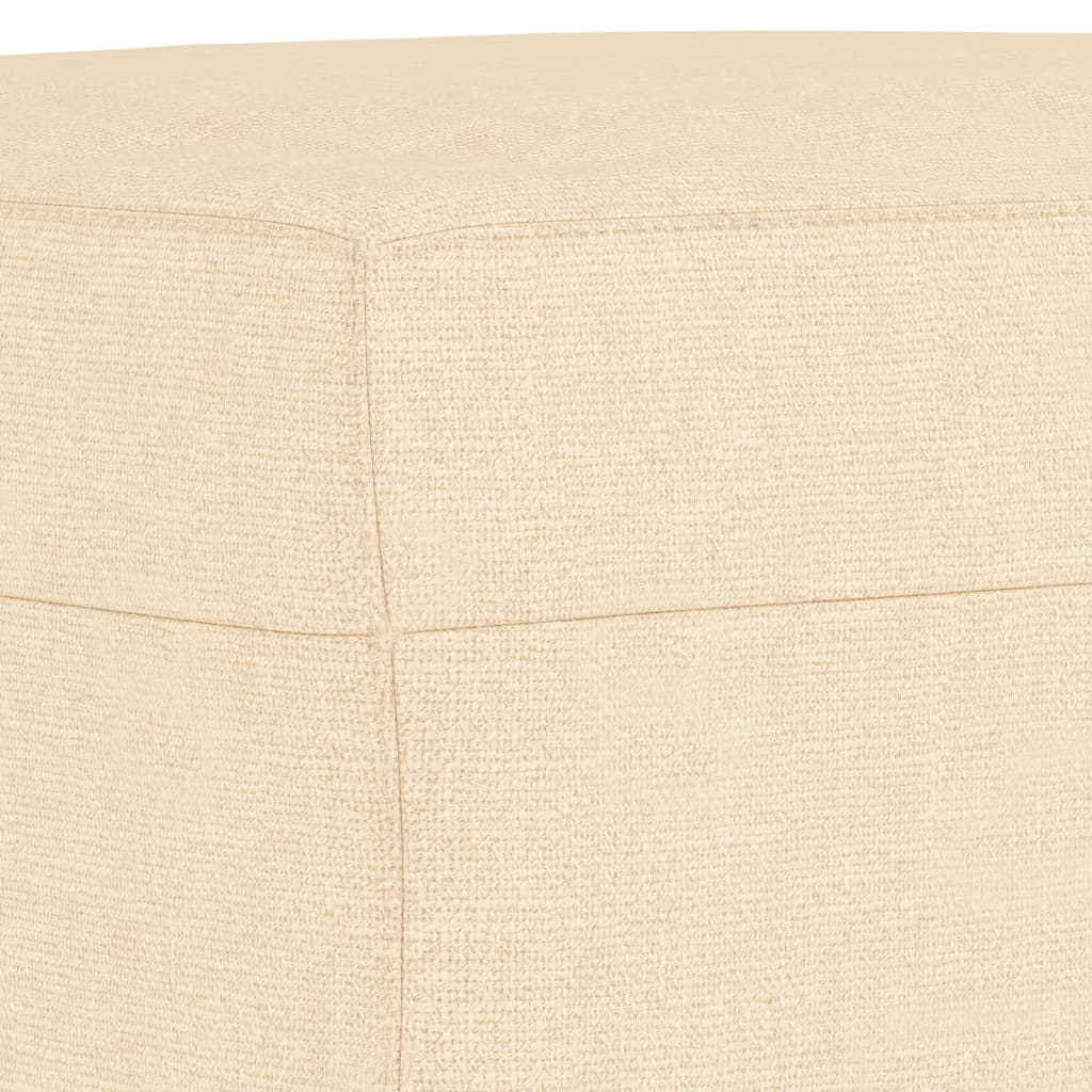 Bench Cream 100x35x41 cm Fabric