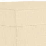 Bench Cream 100x35x41 cm Fabric