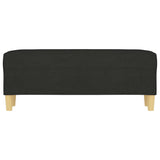 Bench Black 100x35x41 cm Fabric