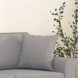 Throw Pillows 2 pcs Light Grey 40x40 cm Fabric - 45-Degree Angle
