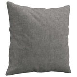 Throw Pillows 2 pcs Dark Grey 40x40 cm Fabric - Side View