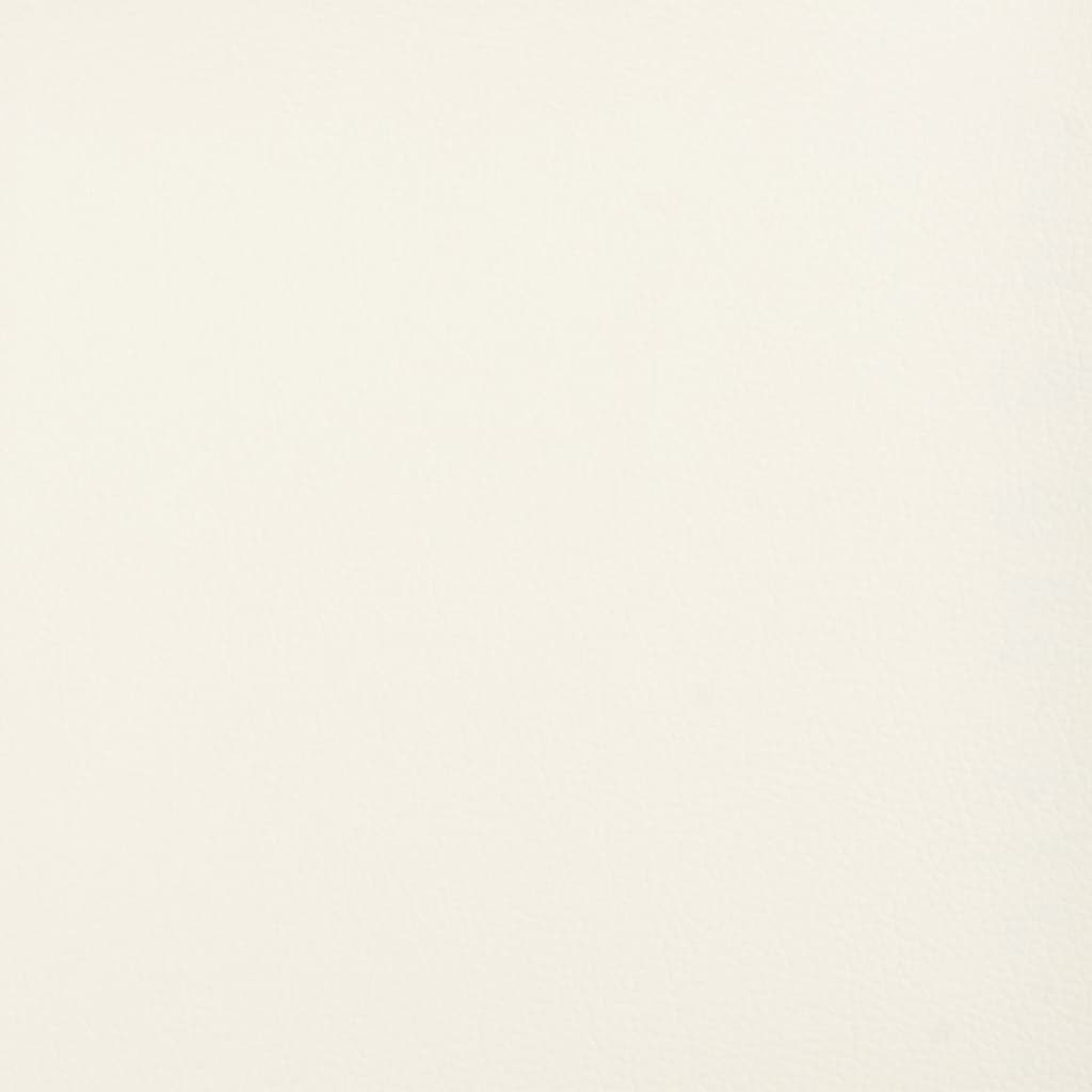 Throw Pillows 2 pcs Cream 40x40 cm Faux Leather