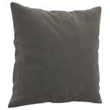 Throw Pillows 2 pcs Dark Grey 40x40 cm Velvet - Side View