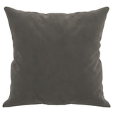 Throw Pillows 2 pcs Dark Grey 40x40 cm Velvet