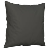 Throw Pillows 2 pcs Dark Grey 40x40 cm Microfibre Fabric - Side View