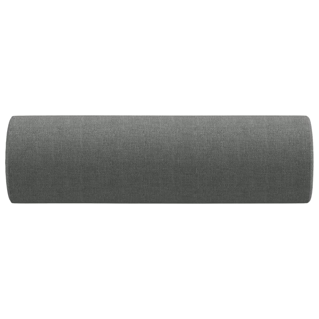 Throw Pillows 2 pcs Dark Grey ?5x50 cm Fabric