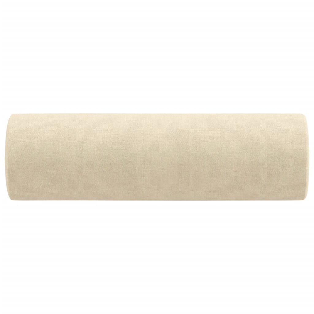 Throw Pillows 2 pcs Cream ?5x50 cm Fabric