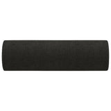 Throw Pillows 2 pcs Black Ø15x50 cm Fabric - Top-Down View