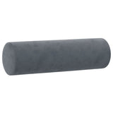Throw Pillows 2 pcs Dark Grey ?5x50 cm Velvet