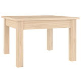 Coffee Table 45x45x30 cm Solid Wood Pine - Front View