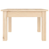 Coffee Table 45x45x30 cm Solid Wood Pine - Top-Down View