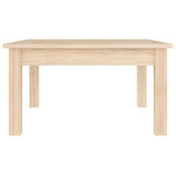 Coffee Table 55x55x30 cm Solid Wood Pine - Top-Down View
