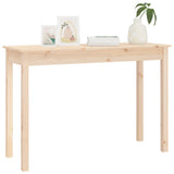 Console Table 110x40x75 cm Solid Wood Pine - Top-Down View