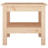 Coffee Table 45x45x40 cm Solid Wood Pine - Side View