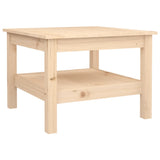 Coffee Table 55x55x40 cm Solid Wood Pine - Front View