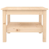 Coffee Table 55x55x40 cm Solid Wood Pine - Side View
