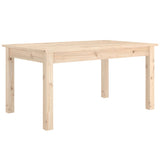Coffee Table 80x50x40 cm Solid Wood Pine - Front View
