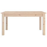 Coffee Table 80x50x40 cm Solid Wood Pine - Side View
