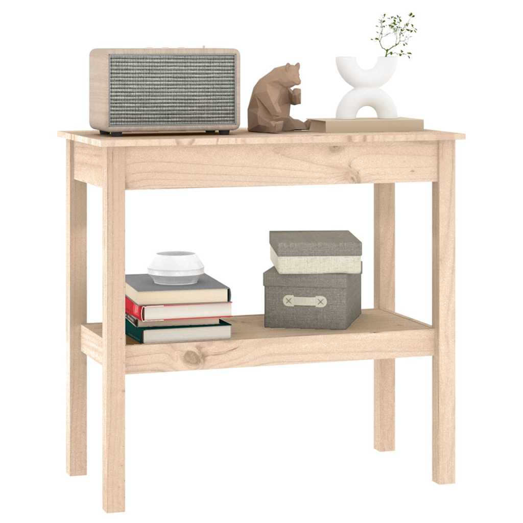 Console Table 80x40x75 cm Solid Wood Pine