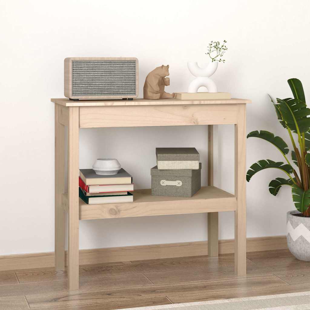 Console Table 80x40x75 cm Solid Wood Pine