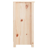 Sideboard 100x35x74 cm Solid Wood Pine - Low Angle
