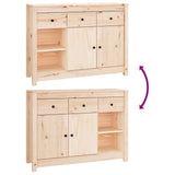Sideboard 100x35x74 cm Solid Wood Pine - Extra Image