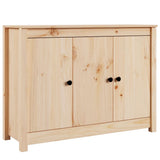 Sideboard 100x35x74 cm Solid Wood Pine - Front View