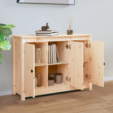Sideboard 100x35x74 cm Solid Wood Pine - Side View