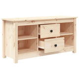 TV Cabinet 103x36.5x52 cm Solid Wood Pine - Top-Down View