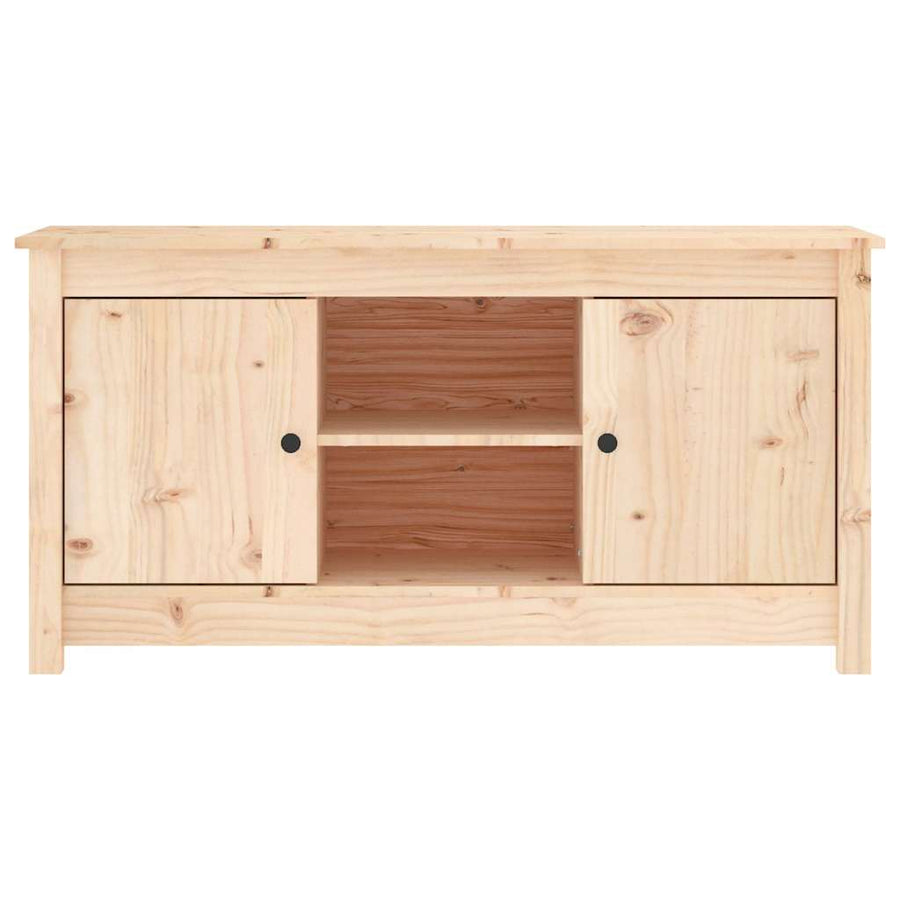 TV Cabinet 103x36.5x52 cm Solid Wood Pine