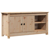 TV Cabinet 103x36.5x52 cm Solid Wood Pine - Front View