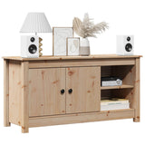 TV Cabinet 103x36.5x52 cm Solid Wood Pine - Side View