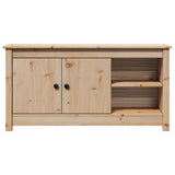 TV Cabinet 103x36.5x52 cm Solid Wood Pine - Top-Down View