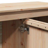 TV Cabinet 103x36.5x52 cm Solid Wood Pine