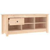 Shoe Cabinet 110x38x45.5 cm Solid Wood Pine - Top-Down View